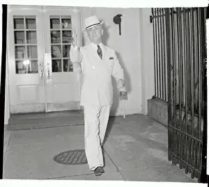 Byrnes Prints: James F. Byrnes Leaving White House