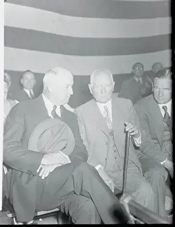 Norman E Prints: James Farley Conversing with Norman E. Mack