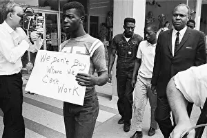 James Farmer Among Protesters