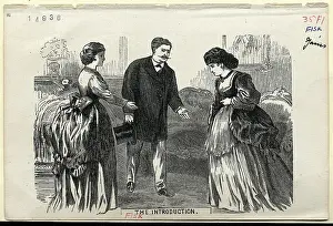 Paramour Prints: James Fisk With His Wife & Mistress