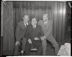 James Gleason Sitting with Friends
