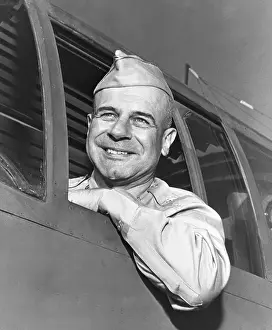 Cockpit Prints: James H. Dollittle Leaning Out Window