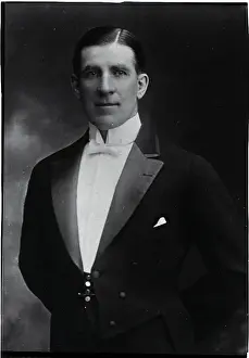 Heavyweight Prints: James J. Corbett Waist-Up In Tuxedo
