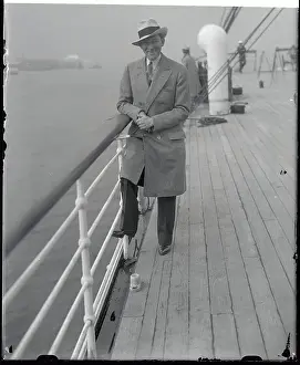 James J Prints: James J. Walker Aboard SS Bermuda