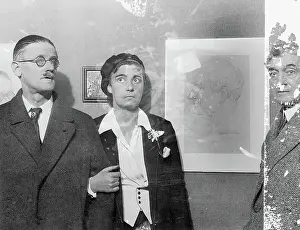 James Joyce with Artist Gwen Le Gallienne