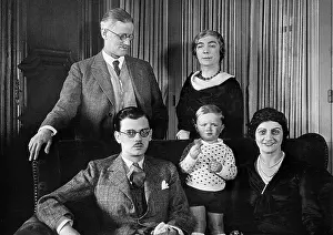 Grandson Prints: James Joyce with Family