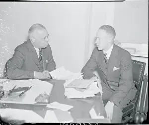 James Lee Johnson and Arthur Mitchell Conversing