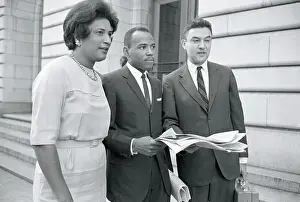 James Meredith with Constance Motley