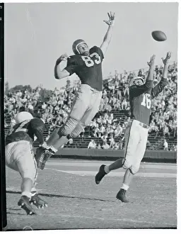 James Owen Tying to Intercept a Pass