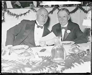 James Rand Jr. Conversing with Harvey Firestone