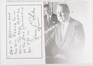 Rhodes Prints: James Rhodes Submitting a Written Statement