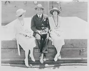 James de Rothschild Posing with Colleagues
