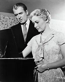 Lac0031 Prints: James Stewart And Vera Miles In The FBI Story
