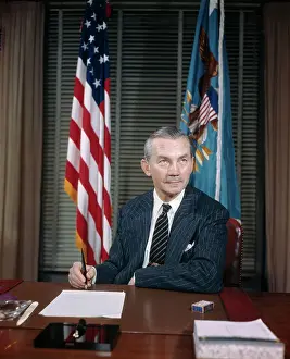 James V. Forrestal Sitting at Desk