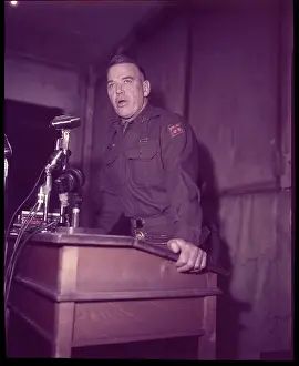 Seoul Prints: James Van Fleet Giving a Speech