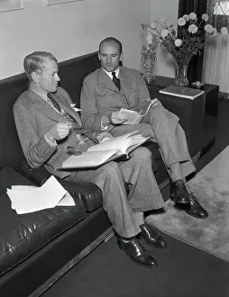James Whale Discussing Film Script