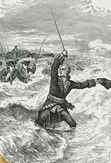 James Wolfe Leading Attack