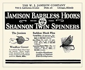 Spinner Prints: Jamison Barbless Hooks