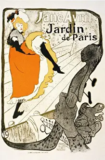 Singer Prints: Jane Avril at the Jardin de Paris