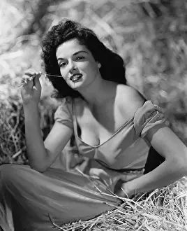 Jane Russell Film Still from "The Outlaw"