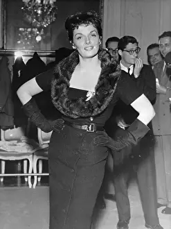 Jane Russell Posing with Her Hands on Her Hips