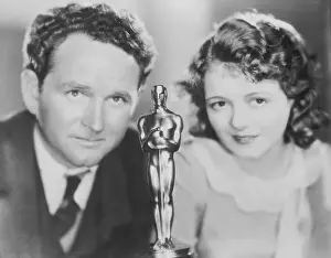 Ceremony Prints: Janet Gaynor and Frank Borzage with Academy Award