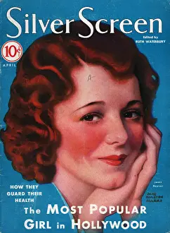 Magazine Prints: Janet Gaynor Silver Screen