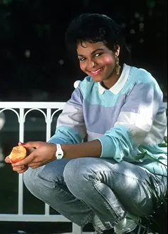 Janet Jackson Eating An Apple