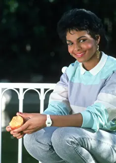 Janet Jackson Eating An Apple