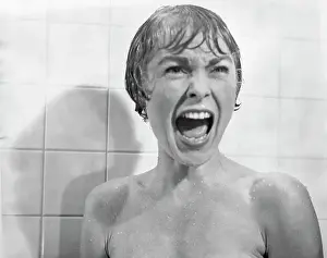 Keystone Prints: Janet Leigh Screaming in Psycho Shower Scene