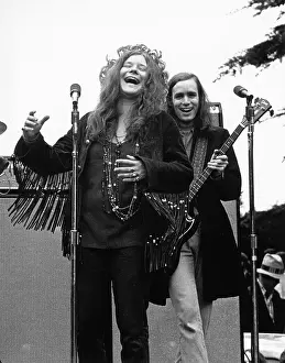 Janis Joplin With Big Brother At Golden Gate Park