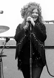 Janis Joplin With Big Brother At Golden Gate Park