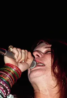 Janis Joplin Singing on Stage