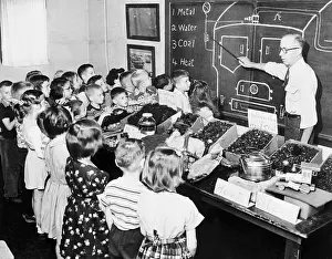 Williamsport Prints: Janitor Teaching a First Grade Class