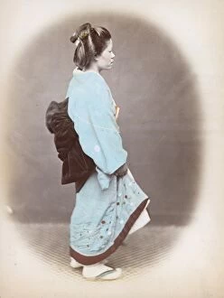 Felice Beato (1832-1909) Gallery: Japanese Abigail