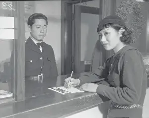 Loyalty Prints: Japanese Actress Toshia Mori at Telegraph Window