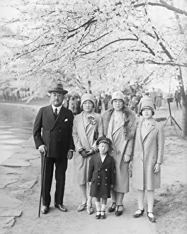 Ambassador Prints: Japanese Ambassador and Family