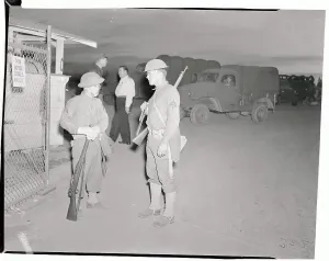 Burbank Prints: Two Japanese-American Soldiers