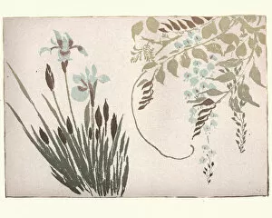 Japanese Art, Flowers by Massayoshi