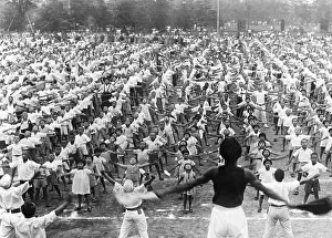 Anniversary Prints: Japanese Boys and Girls Exercising