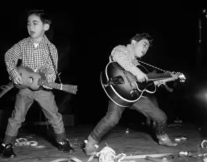 Ukulele Prints: Japanese Boys Playing Rock Music