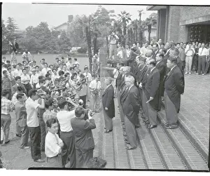 Japanese Cabinet Members Posing Together