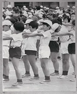 Japanese Children Exercising