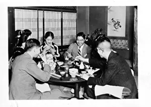 Dining Prints: A Japanese Family In Japan