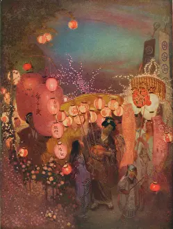 Illuminate Prints: A Japanese Festival, C1911, (1917)