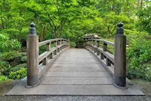 Pacific Northwest Collection: Japanese Garden Bridge