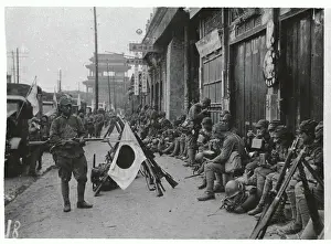 Japanese Having Chow in Pieping