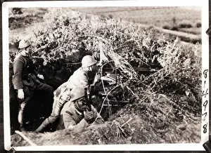 Beijing Prints: Japanese Machine Gunners in Battle Image
