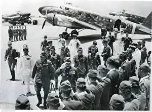 Saluting Prints: Japanese Officials Greeted In Manila