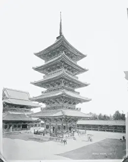 Osaka Prints: A Japanese Pagoda